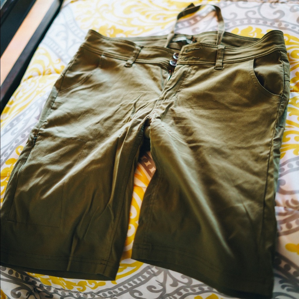 Prana Bermuda hiking shorts.